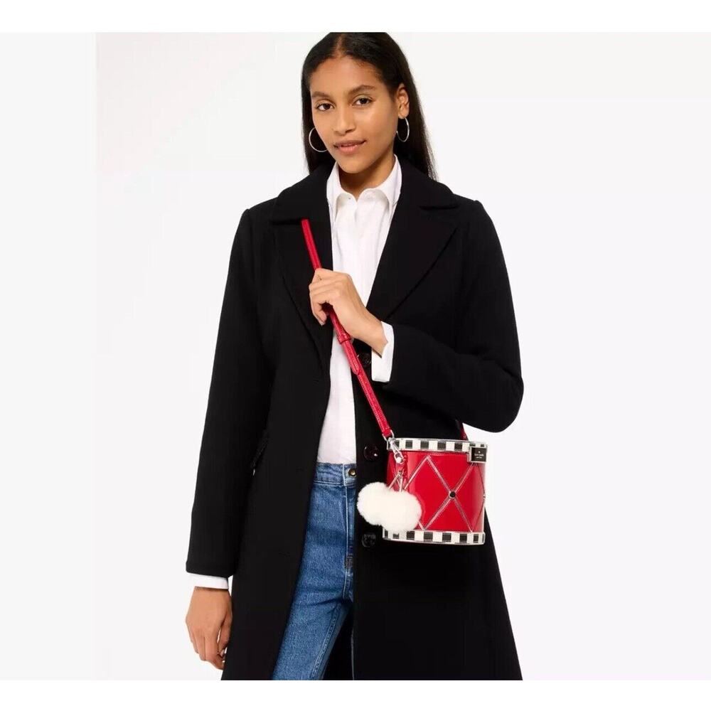 Kate Spade Oh What Fun 3D Toy Store Drum Clutch Satchel Crossbody Novelty NWT - Picture 11 of 11